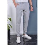 Bürke Erkek Gri Renk Italyan Kesim Slimfit Kumaş Pantolon - 36