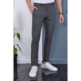 Bürke Erkek Okul Grisi Italyan Kesim Slimfit Kumaş Pantolon - 33 - Koyu Gri