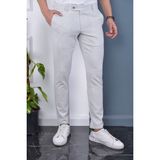 Bürke Erkek Taş Rengi Italyan Kesim Slimfit Kumaş Pantolon - 33 - Ekru
