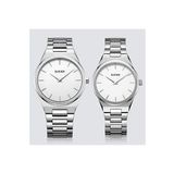 Burker Adam & Eve Silver White Cift Kol Saati