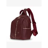 Burkley AVELINE Bordeaux Wine PU Deri Kadın Sırt Çantası