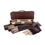 BURL - AHŞAP MOZAİK İŞLEMELİ OVAL OKEY TK