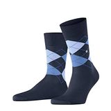 Burlington Dot çorap, opak pamuk (organik), Mavi (Marine 6120) yeni - çevre dostu, 40-46