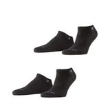 Burlington Erkek spor ayakkabı çorabı Everyday spor ayakkabı çoklu paket M Sn pamuk kısa tek renkli 2 çift