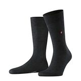 Burlington Lord çorap, opak pamuk (organik), Gri Yağ Melanj 3986, 40-46