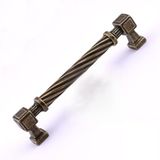Burma Antik Sarı Eskitme Metal Kulp 128 Mm Mobilya Çekmece Mutfak Dolabı Dolap Modern Kapak Kulpları