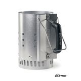 Bürme Kömür Bacası 10.19 - Ergonomik Saplı - Barbekü Mangal Aksesuarı