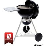 Bürme Partner 45.05 Black Masalı Profesyonel Kömürlü Barbekü - Mangal - BBQ