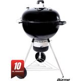 Bürme Partner 55.00 Black Profesyonel Kömürlü Barbekü - Mangal - BBQ - 110 cm