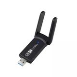 Büro Ev Ofis Bilgisayar Ağı İçin Ac1300 Mbps Dual Band Usb 3.0 Wifi Alıcı Adaptör