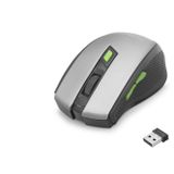Büro Ev Ofis Bilgisayarı için Gri Siyah 800-1600 Dpi Kablosuz Mouse
