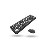 Büro Ev Ofis Bilgisayarı için Sevimli Siyah Klavye Mouse Seti