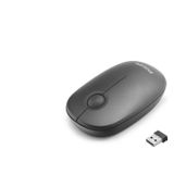 Büro Ev Ofis Bilgisayarı için Siyah 1600DPI Kablosuz Optik Mouse