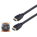 Büro Ev Ofis Cihazları için 15MT Siyah Od 7.8 Mm Hdmi Kablo
