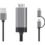 Büro Ev Ofis Cihazları için 3HUB Usb-Hdtv Görüntü Kablosu