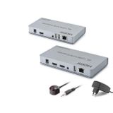 Büro Ev Ofis Cihazları için 4K 120 M Usb Ir Loop Out Hdmı Kvm Extender