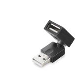 Büro Ev Ofis Cihazları için Siyah Mafsallı Usb To Usb F Dönüştürücü