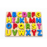 Büro Ev Ofis Çocuk Hediyesi için Ahşap Yapım Alfabe Eğitici Puzzle Oyuncak