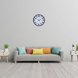 Büro Ev Ofis Dekoru için 36CM Violet Mor Stil Duvar Saati