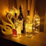 Büro Ev Ofis Dekoru için Mantar Tıpa Şeklinde Peri Ledli Şerit Aydınlatma