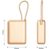 Büro Ev Ofis Hediyesi için 20W 10000MAH LCD Gösterge TypeC Kablolu Powerbank