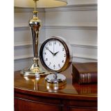 Büro Ev Ofis Hediyesi için 20x25CM Krom Metal Noble Time Masa Saati