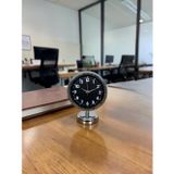 Büro Ev Ofis Hediyesi için 20x25CM Krom Metal Prestij Masa Saati