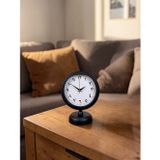 Büro Ev Ofis Hediyesi için 20x25CM Siyah Metal Arabic Rakam Masa Saati