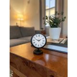 Büro Ev Ofis Hediyesi için 20x25CM Siyah Metal Noble Masa Saati