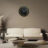 Büro Ev Ofis Hediyesi İçin 52Cm Antique Pure Eskitme Desen Duvar Saati