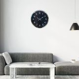 Büro Ev Ofis Hediyesi İçin 52Cm Krom Stil Dekoratif Desen Duvar Saati