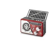 Büro Ev Ofis Hediyesi için El Fenerli Usb Tws Tf Aux Solar Kamp Bluetooth Fm Radyo Hoparlör