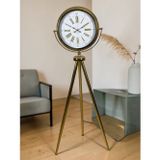 Büro Ev Ofis Hediyesi için Golden Aura Stil Tripod Ayaklı Saat