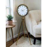 Büro Ev Ofis Hediyesi için Golden Trend Tripod Ayaklı Saat