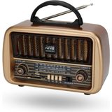 Büro Ev Ofis Hediyesi Için Taşınır Retro Stil Kablosuz Radyo - Renkli