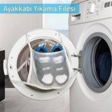 Büro Ev Ofis Hijyeni için Çamaşır Makine Kapağına Bağlanır Ayakkabı Yıkama Filesi