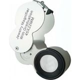 Büro Ev Ofis Için 45X Büyütme 22MM Lens LED Işıklı Yalancı Para Kontrol Değerleme Büyüteci - Renkli
