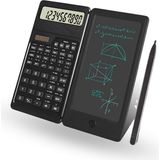 Büro Ev Ofis Için Kalemli Silinir LCD Tabletli Katlanır Bilimsel Hesap Makinesi - Renkli