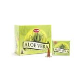 Büro Ev Ofis Kokusu Için Aloe Vera Bitki Kokulu Konik Tütsü - Renkli