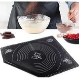 Büro Ev Ofis Mutfağı için 40x50CM Silikon Geniş Mat Hamur Açma Matı