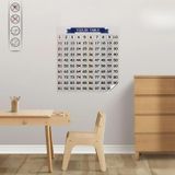 Büro Ev Ofis Öğrenci Odası için 60x60CM Statik Yapışır Yüzlük Matematik Eğitimi Tablosu