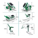 Büro Ev Ofis Oyuncak Hediyesi Için 6mod Solar Güneş Enerjili Robot Oluştur Oyun Seti - -
