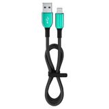 Büro Ev Ofis Personel Telefonu için 1,2MT Yeşil 12W 2.4A Usb-A To Lightning Hızlı Şarj Data Kablosu
