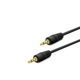 Büro Ev Ofis Ses Müzik Sistemi için Siyah 300CM 3.5MM AUX Kablo