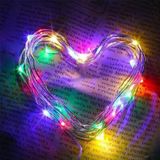 Büro Ev Ofis Yazlık için 5MT Pilli Dekoratif Renkli Peri Şerit Led Rgb Işık Aydınlatma