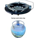 Büro Mekaniker Piknik tüpü dolu başlıklı set kamp ocak 2kg küçük tüp milangaz takımlı hazır tüpgaz seti