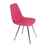 Büro Trend Candy Bekleme Koltuğu Krom Ayak - Pembe
