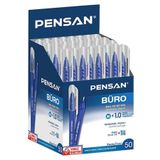 Büro Tükenmez Kalem 50 Li Paket - Mavi