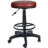 Bürocci 2999U0102 Bordo Plastik Ayaklı Yüksek Tabure