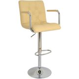 Bürocci Helen 9519Q0115 Krem Rengi Bar Sandalyesi